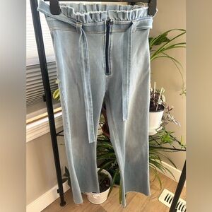 Freddy Light Blue Denim with Ruffle Waist, size 4 or small